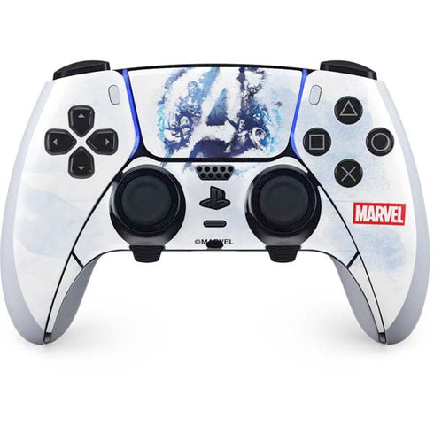 Marvel Avengers Blue Logo PlayStation PS5 Skins